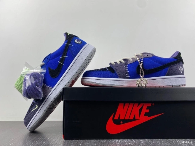 Cheap TB Williamson DZ7292-420 OG Zion Retro Jordan 1 Voodoo Low 0726